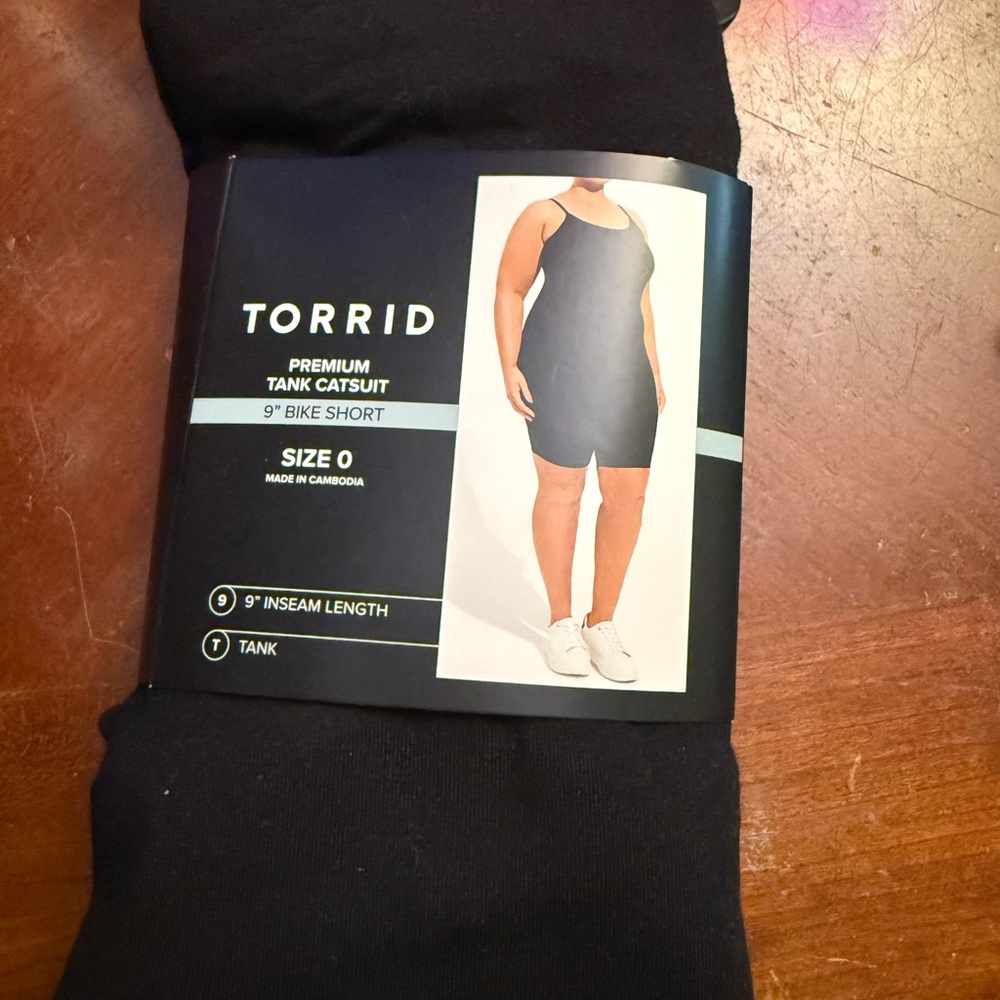 Torrid Black Premium Tank Catsuit